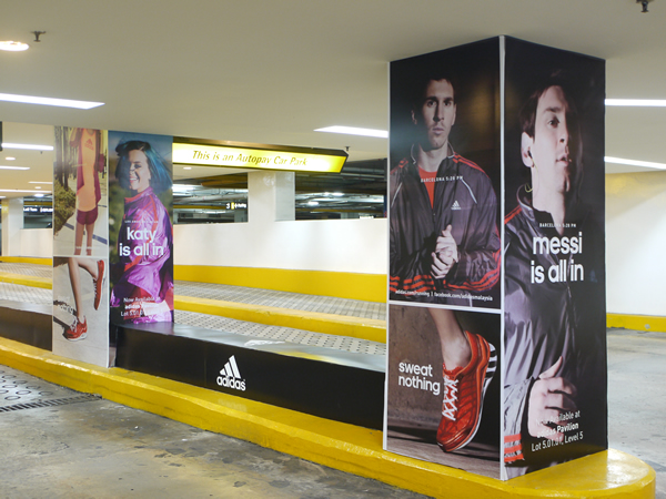 Adidas (Carpark Pillarwrap Entrance B)