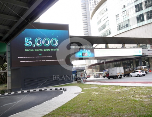 Standard Chartered (Outdoor Overhead Bridge Led Screen Display)